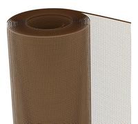 TENAX Filet en Plastique Quadra 05 Marron 0,50x5 m, Filet de Protection Multi-Usages pour Balcons, Terrasses, Portails et Clôtures