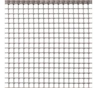 TENAX Filet en Plastique Quadra 10 Argent 0,50x5 m, Filet de Protection Multi-Usages pour Balcons, Terrasses, Portails et Clôtures