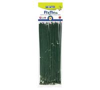 TENAX Fix Tie XL Colliers de Serrage Plastique Verts 29 cm, Lot de 50