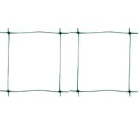 TENAX Flora 2,00 x 20 m Vert, Filet pour grimpants et Support de légumes (Lot de 2)