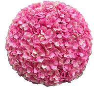 TENAX Hortensia Pink Bloom Ø 38 cm Rose, Plante Artificielle en Forme de Boule, Fleur Type Hortensia, Sphère Décorative pour la Décoration de la Maison et du Jardin, Intérieur et Extérieur