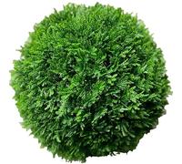 TENAX Leyla Bloom Ø 18 cm Verde, Planta Artificial en Forma de Bola, Hoja Tipo Ciprés Leyland, Esfera Decorativa Para Decoración Del Hogar y Jardín, Interior y Exterior