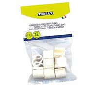 TENAX Lot de 12 clips pour tubes - 9 à 18 mm