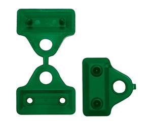 TENAX - Lot de 12 pièces de Clips en plastique 5cm, Vert
