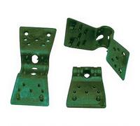 TENAX Lot de 500 clips pour filet brise-vue vert - 3,5 cm