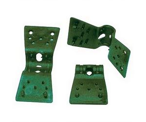 TENAX Lot de 500 clips pour filet brise-vue vert - 3,5 cm