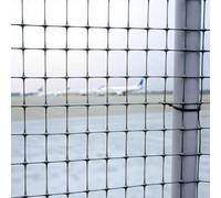 TENAX Millennium Anthracite 2 x 50 m, Filet de Clôture en Plastique Résistant aux Intempéries