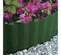 TENAX Ondadeco Vert, Bordure Flexible en Plastique Ondulé, Hauteur 17 cm, Longueur 10 m, Bordure pour Jardins et Parterres de Fleurs