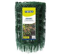 TENAX Ondamet Vert 0,4 x 10 m, Bordure en Fer Galvanisé pour Allées / Massifs