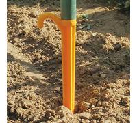 TENAX Piquets pour Serres Tunnel, Jaune, 21 cm, Lot de 8, Fixation Arceaux et Films Plastiques