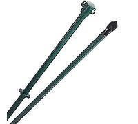 TENAX - Poteau métallique plastifié hauteur 1m, Vert