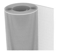 TENAX Quadra 05 Silver Filet Plastique de Protection pour Balcon, Terrasse et Portail 1,5 x 5