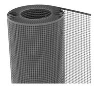 TENAX Quadra 10 Anthracite 1 x 5 m - Treillis Plastique pour Protection de Balcon/Clôture