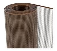TENAX Filet en Plastique Quadra 10 Marron 1,00x50 m, Filet de Protection Multi-Usages pour Balcons, Terrasses, Portails et Clôtures