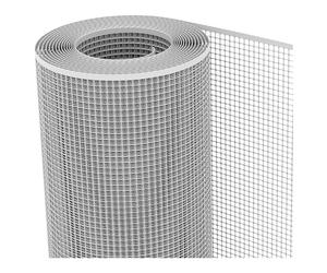 TENAX Quadra 10 Grillage en plastique pour clôture/portail gris - 1 x 30 m