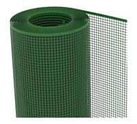 TENAX Filet en Plastique Quadra 10 Vert 0,50x50 m, Filet de Protection Multi-Usages pour Balcons, Terrasses, Portails et Clôtures