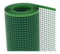 TENAX Quadra 20 Vert 1 x 5 m Filet de Protection Polyvalent en Plastique pour Clôtures
