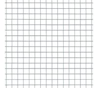 TENAX Quadramet 10 Grillage métallique argent pour enclos - 1 m x 5 m, maille 14 mm x 14 mm