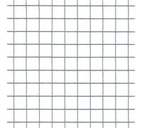 Tenax QUADRAMET 20 Filet Métallique 0,50x5 m Argent, Maille Carrée 20x20 mm, pour Cages et Enclos d'animaux de Basse-Cour (Poules, Lapins, Oiseaux), Petites Clôtures et Applications Agricoles