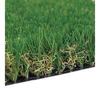 TENAX Scottish 2x5 m Vert, Gazon Synthétique 32 mm pour Jardins, Terrasses, Balcons, Gazon Artificiel pour Extérieurs et Intérieurs