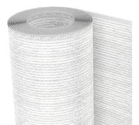 TENAX Soleado Filet de protection solaire tressé blanc 1,00 x 5 m pour terrasse, balcon et jardin