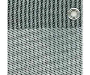 TENAX Texstyle Double filet d’occultation en textilène avec œillets gris - 1 x 5 m