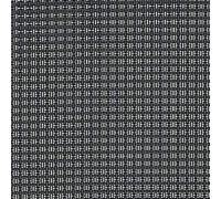 Tenax Texstyle VIP 1,00x25 m Gris-Noir-Argent, Filet Brise-Vue en Textilène avec Oeillets, Occultation Basse à Grand Effect Décoratif pour Jardins, Terrasses, Clôtures et Portails