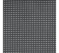 Tenax Texstyle VIP 1,00x25 m Gris-Noir-Argent, Filet Brise-Vue en Textilène avec Oeillets, Occultation Basse à Grand Effect Décoratif pour Jardins, Terrasses, Clôtures et Portails