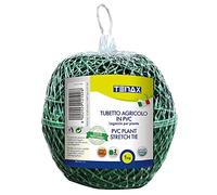 TENAX Tube Agricole Vert 1000 g, Diamètre 2 mm, Reliure PVC pour Plantes, Légumes et Fleurs, Longueur 240 m