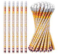 Tenceur Feliz Cumpleanos Lot de 100 crayons espagnols « Happy Birthday » avec gommes supérieures pour enseignants, salles de classe, étudiants, fêtes d'anniversaire, cadeaux de récompense