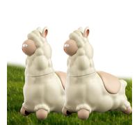 Tencipeda Alpaca Interactive Water Sprayer, Funny Spoof Push Water Sprinkler for Summer Backyard, Beach, Or Bathtub Water Play (2 Sets)