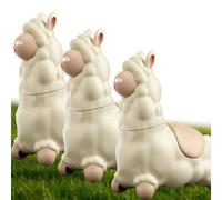 Tencipeda Alpaca Interactive Water Sprayer, Funny Spoof Push Water Sprinkler for Summer Backyard, Beach, Or Bathtub Water Play (3 Sets)