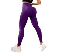 Tencipeda Anti Cellulite Leggings, Resistance Band Leggings for Women Redefine Your Silhouette Effortlessly (Dark Purple,TG)
