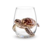 Tencipeda Blue Ringed Octopus Glassware, 3D Octopus Stemless Wine Glass, Marine Animal Drinkware For Coastal Home Bar Decor (2)