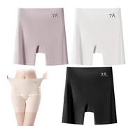 Tencipeda Choosemuc Ice Silk Panties, Women’s Seamless Anti-Chafing High-Waisted Tummy Control and Butt Lift 7A Underwear (/BBC/,TTG)