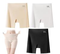 Tencipeda Choosemuc Ice Silk Panties, Women’s Seamless Anti-Chafing High-Waisted Tummy Control and Butt Lift 7A Underwear (/ABC/,TTG)