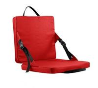 Tencipeda Folding Stadium Seats, Portable Stadium Seats for Bleachers Multipurpose Sit Mat Seat Pad Floor Chair for Travel Camping Hiking Sports Event (Red)