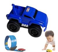 Tencipeda Magnetic Wall Climbing Toy Car, Car That Drives on The Wall and Ceiling, Inertial Levitation Tech Toy for Kids, Pocket-Sized Mini (Blue)