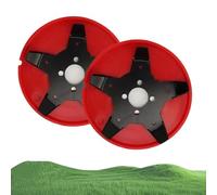 Tencipeda Manganese Steel Weeding Disc, Weeder Plate for Weedeater, Amphibious Weed Whacker Attachment Universal for Weeding in Paddy Fields and Dry Land, No Damage to Seedlings (2pcs)