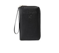Tencipeda Multi-Functional RFID Passport Wallet, RFID Passport Wallet Women Essential Travel Anti-Theft Storage Case (Black)