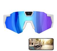 Tencipeda POV Glasses 4K Baseball Glasses, Baseball Dlasses with Cameras Men Women Sunglasses Cameras and Audio Video Action (StyleA)