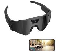 Tencipeda POV Glasses 4K Baseball Glasses, Baseball Dlasses with Cameras Men Women Sunglasses Cameras and Audio Video Action (StyleB)