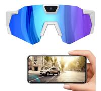 Tencipeda POV Glasses 4K Baseball Glasses, Baseball Glasses with Cameras Men Women Sunglasses Cameras and Audio Video Action (Style6)