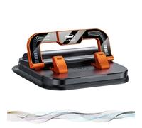 Tencipeda Universal Car Phone Holder 360 Rotation, Adjustable Car Phone Holder with Strong Suction Cup, 2-in-1 Parking Number Plate Design, Horizontal Vertical Viewing (Orange)