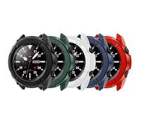 TenCloud Accessoires compatibles avec Samsung Galaxy Watch 3 45 mm, coque de protection avec anneau de lunette, couverture adhésive pour montre intelligente Galaxy Watch 3 SM-R840 (5 couleurs)
