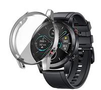 Tencloud Coques de Protection compatibles avec Huawei Honor MagicWatch 2 46 mm Coque de Protection d'écran Film de Protection d'écran Coque de Protection pour MagicWatch 2 46 mm Argenté
