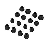 Tencloud Embouts d'oreille compatibles avec Powerbeats Pro, Remplacement Intra-Auriculaires, Embouts en Silicone Doux, Housses 8 Paires de 4 Tailles pour Powerbeats Pro/Powerbeats 3 écouteurs (Noir)