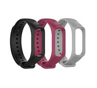 TenCloud Lot de 3 bracelets compatibles avec Samsung Galaxy Fit e SM-R375 Bracelet de rechange en silicone souple pour tracker d'activité Galaxy Fit e SM-R375, taille unique, Silicone, Pas de gemme