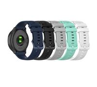 TenCloud Lot de 5 bracelets de rechange compatibles avec Garmin Approach S40 S42 S12 Bracelet de sport souple en silicone pour Approach S40/Vivoactive 3/Venu 2 Plus/Venu/Forerunner 245M