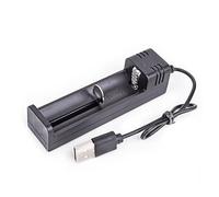 TENCOCO Nouvelle Batterie Lithium-ION USB 3,7 V pour 1 pièce 18650 16340 14500 26650 Rechargeable 500 mA